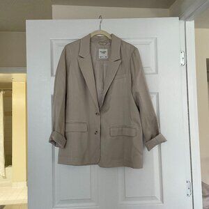 Abercrombie Blazer in Ivory (Size M)
